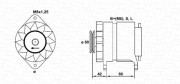 943346040010 MAGNETI MARELLI alternátor 943346040010 MAGNETI MARELLI