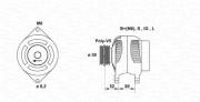 943346215010 MAGNETI MARELLI alternátor 943346215010 MAGNETI MARELLI