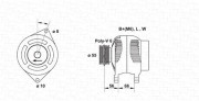 943354087010 MAGNETI MARELLI alternátor 943354087010 MAGNETI MARELLI