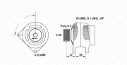 943355027010 MAGNETI MARELLI alternátor 943355027010 MAGNETI MARELLI