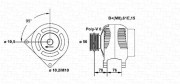 943355051010 MAGNETI MARELLI alternátor 943355051010 MAGNETI MARELLI