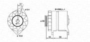 943356173010 MAGNETI MARELLI alternátor 943356173010 MAGNETI MARELLI