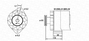 943356257010 MAGNETI MARELLI alternátor 943356257010 MAGNETI MARELLI