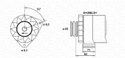 943356689010 MAGNETI MARELLI alternátor 943356689010 MAGNETI MARELLI