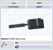510033440001 MAGNETI MARELLI spínač riadenia 510033440001 MAGNETI MARELLI