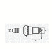 062000773304 Zapalovací svíčka MAGNETI MARELLI