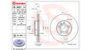 360406009400 Brzdový kotouč MAGNETI MARELLI