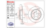 360406015600 Brzdový kotouč MAGNETI MARELLI