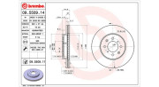 360406027700 Brzdový kotouč MAGNETI MARELLI