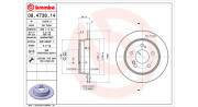 360406030900 Brzdový kotouč MAGNETI MARELLI