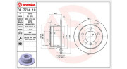 360406032800 Brzdový kotouč MAGNETI MARELLI