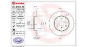 360406033800 Brzdový kotouč MAGNETI MARELLI