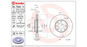 360406038700 Brzdový kotouč MAGNETI MARELLI