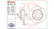 360406039600 Brzdový kotouč MAGNETI MARELLI