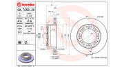 360406044700 Brzdový kotouč MAGNETI MARELLI