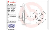 360406052300 Brzdový kotouč MAGNETI MARELLI