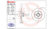 360406053300 Brzdový kotouč MAGNETI MARELLI