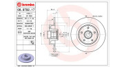 360406058000 Brzdový kotouč MAGNETI MARELLI