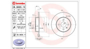 360406058300 Brzdový kotouč MAGNETI MARELLI