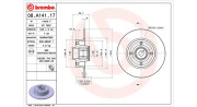 360406060700 Brzdový kotouč MAGNETI MARELLI