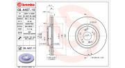 360406063800 Brzdový kotouč MAGNETI MARELLI