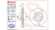 360406070000 Brzdový kotouč MAGNETI MARELLI