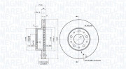 360407100100 MAGNETI MARELLI brzdový kotúč 360407100100 MAGNETI MARELLI