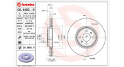 360406106700 Brzdový kotouč MAGNETI MARELLI