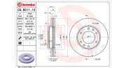 360406125400 Brzdový kotouč MAGNETI MARELLI