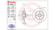 360406162300 Brzdový kotouč MAGNETI MARELLI