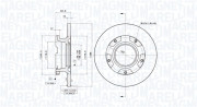 360406184400 Brzdový kotouč MAGNETI MARELLI