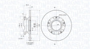 360406189100 Brzdový kotouč MAGNETI MARELLI