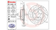 360406132804 Brzdový kotouč Disco freno TWO-PIECE DISCS LINE MAGNETI MARELLI