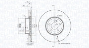 360406184504 MAGNETI MARELLI brzdový kotúč 360406184504 MAGNETI MARELLI