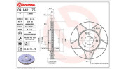 360406006905 Brzdový kotouč MAGNETI MARELLI