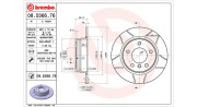 360406016105 Brzdový kotouč MAGNETI MARELLI