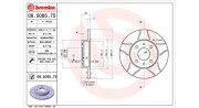 360406021605 Brzdový kotouč MAGNETI MARELLI