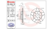 360406027705 Brzdový kotouč MAGNETI MARELLI