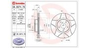 360406045405 Brzdový kotouč MAGNETI MARELLI