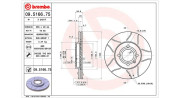 360406048105 Brzdový kotouč MAGNETI MARELLI