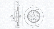 360406003901 Brzdový kotouč MAGNETI MARELLI