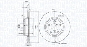 360406004101 Brzdový kotouč MAGNETI MARELLI