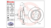 360406004401 Brzdový kotouč MAGNETI MARELLI