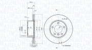 360406004601 Brzdový kotouč MAGNETI MARELLI