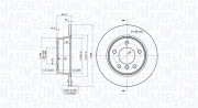 360406004801 Brzdový kotouč MAGNETI MARELLI