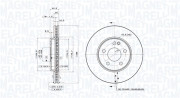 360406007501 Brzdový kotouč MAGNETI MARELLI