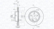 360406008001 Brzdový kotouč MAGNETI MARELLI