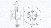 360406008501 Brzdový kotouč MAGNETI MARELLI