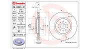 360406010801 Brzdový kotouč MAGNETI MARELLI