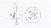 360406011001 Brzdový kotouč MAGNETI MARELLI